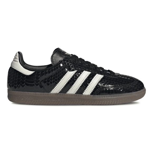 🐊🖤 ADIDAS SAMBA CROCODILE SKIN BLACK🐊🖤